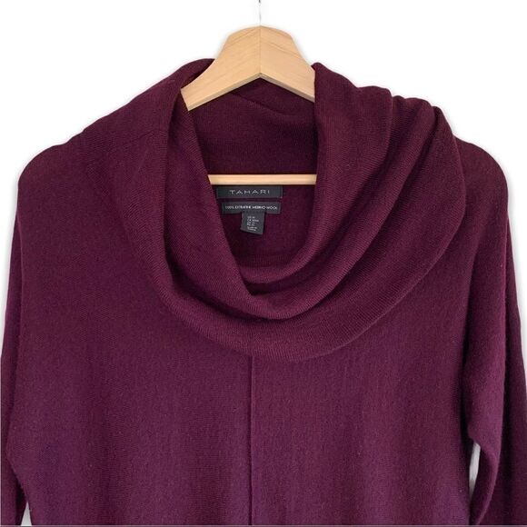 Tahari 100% Extra Fine Merino Wool Sweater - Picture 2 of 7